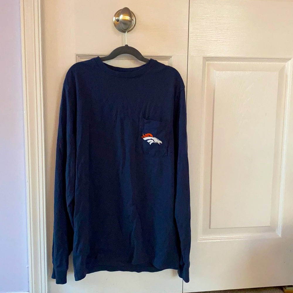 Vineyard vines long sleeve Broncos navy
